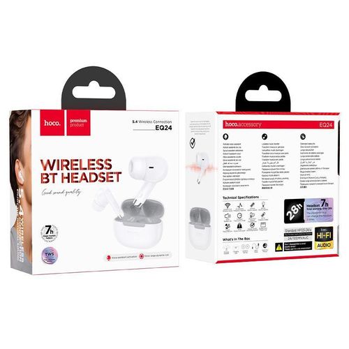 Hoco EQ24 – Écouteurs Bluetooth 5.4 avec 7h d’Autonomie